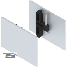 HELM GT-L Abdeckkappen-Set f�r Seitenteil Aluminium silber eloxiert