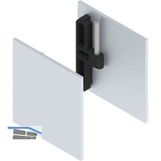 HELM GT-S 150 Abdeckkappen-Set klemmbar silber eloxiert