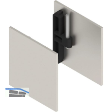 HELM GT-S 150 Abdeckkappen-Set klemmbar Edelstahl-Effekt