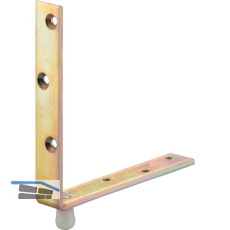 F�hrungsrolle HELM 249, Stahl verzinkt, gelb