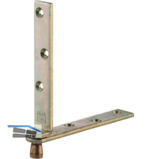 F�hrungsrolle HELM 249 A, Stahl verzinkt, gelb