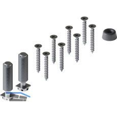 HAWA Junior 100/Z Aufh�ngeschrauben-Set M10 zu Zweiwegaufh�ngung