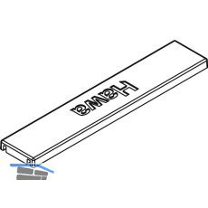 HAWA SoftMove 100 Abdeckkappe Kunststoff schwarz