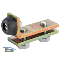 Schienenstopper HELM 1300 P Stahl verzinkt gelb