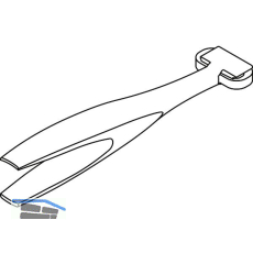 HAWA Porta/Divido Schienenreiniger Kunststoff blau