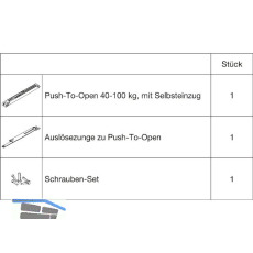 HAWA Porta 100/HMT-Pocket Acoustics Push-To-Open D�mpfung Selbsteinzug 100 kg