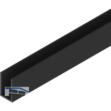 SOLIDO 100/HELM 140/GT-S 150 U-Blende auf Ma� L=6000 mm schwarz matt