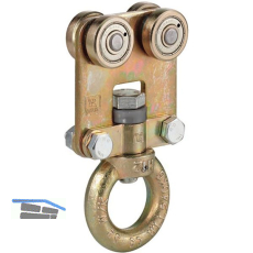 Rollapparat HELM zweipaarig 524Ri f�r pers�nliche Schutzausr�stung,verzinkt,gelb