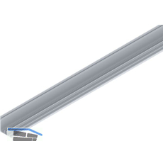 SOLIDO/HELM Blende zu Anschlagschiene L=2500 mm auf Ma� silber eloxiert