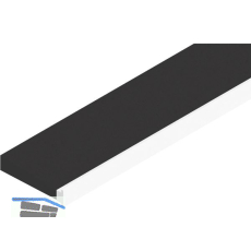 SOLIDO/HELM B�rstendichtung 25 mm zu Anschlagkasten Glas auf Ma� schwarz