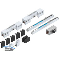 HELM GT-L 80 Beschlagset Glas 8-10,76 mm mit Einzugsd�mpfung schwarz matt