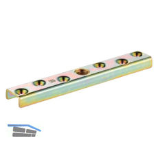 Anschraubflansche HELM 493, Stahl verzinkt, gelb