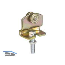 Rollapparat HELM 590 einpaarig, Stahl verzinkt, gelb