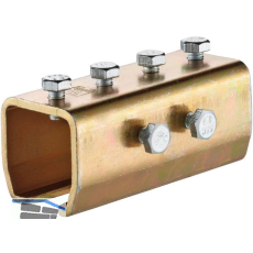 Verbindungsmuffe HELM 1603, Schraube M10 x 20 mm, Stahl verzinkt, gelb