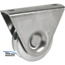 IBFM Schiebetorrolle mit Auflager 386, � 60mm, V-Nut , Stahl verzinkt