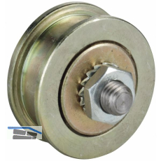 Schiebetor-Stahlrolle � 55 mm, Stahl verzinkt, gelb