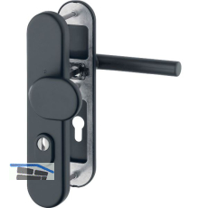 Sicherheits-Wechselgarnitur AMSTERDAM PZ92 mit Kernziehschutz, VK 10 mm, schwarz