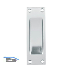 HOPPE Schiebet�rmuschel 40 x 120 mm, Aluminium silber eloxiert