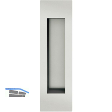 FSB Schiebet�rmuschel 42 4251 eckig offen, Aluminium silber eloxiert