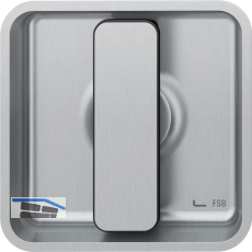 FSB Schiebet�rmuschel 42 4263 eckig, Edelstahl matt