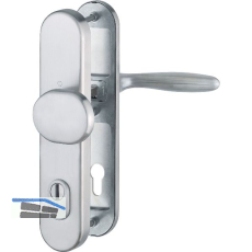 SH-Wechselgarnitur VERONA-auf Schild PZ88, 67-77, SST, mit Kzs., Edelstahl