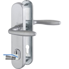 SH-Dr�ckergarnitur VERONA-auf Schild PZ88, 57-67, mit Kzs., Edelstahl