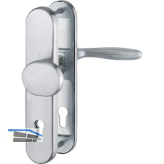 SH-Wechselgarnitur VERONA-auf Schild PZ88, 57-67, SST, ohne Kzs., Edelstahl