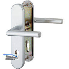 Sicherheits-Dr�ckergarnitur AMSTERDAM, PZ88, RC2, silber eloxiert