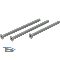 HOPPE Befestigungsset f�r Profilt�r B�gelgriff/Dr�cker, 92 - 97 mm