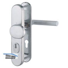 SH-Wechselgarnitur AMSTERDAM-auf Schild PZ72, 37-47, mit Kzs., Edelstahl