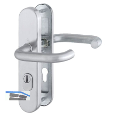 SH-Dr�ckergarnitur PARIS-auf Schild PZ72, 37-47, mit Kzs., Edelstahl