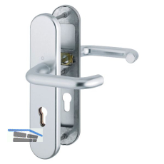 SH-Dr�ckergarnitur PARIS-auf Schild PZ72, 37-47, ohne Kzs., silber elox