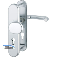 SH-Wechselgarnitur PARIS-auf Schild PZ72, 37-47, ohne Kzs., silber elox