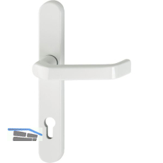 Schmalschild - Halbgarnitur LIVERPOOL - (Innen) PZ92, 8x50, wei� RAL 9016