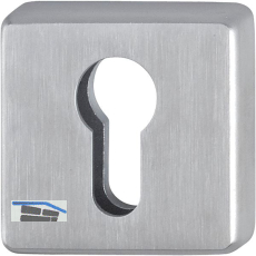 HOPPE Zylinderrosette innen eckig PZ, Edelstahl matt