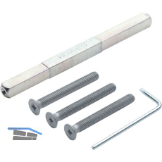 HOPPE Befestigungsset zu Dr�ckergarnituren, T�rst�rke 112 - 117 mm