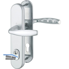 SH-Dr�ckergarnitur NEW YORK-auf Schild PZ88/2, 57-67, mit Kzs., silber