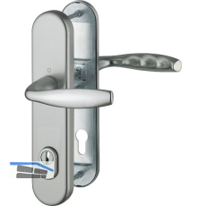 SH-Dr�ckergarnitur NEW YORK-auf Schild PZ88/2, 57-67, mit Kzs.,Edelstahl Eff.