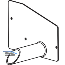 THYSSENKRUPP Syprotech Rinnenspeierdeckel links, Alu blank