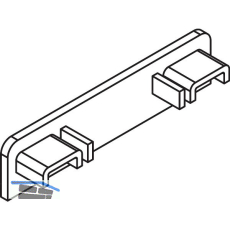 THYSSENKRUPP Syprotech Deckschienenabschluss f�r Flachdeckschiene 80/11