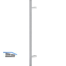 HOPPE B�gelgriff E5724 rechteckig schr�g, 1200/900, Edelstahl matt