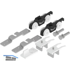 HELM 53 Beschlagset Holz 50 kg ohne Laufschiene