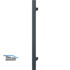 HOPPE B�gelgriff E5726 rechteckig gerade, 800/560, Edelstahl schwarz matt