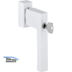 HOPPE Fenstergriff TOULON Sperrzylinder, VK 32-42 mm, Aluminium wei�