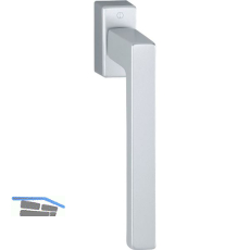 HOPPE Parallel-Schiebe-/Kipp-Griff TOULON Secustik, Aluminium silber eloxiert
