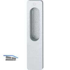 HOPPE Hebeschiebet�rmuschel OMEGA au�en eckig, Aluminium silber eloxiert