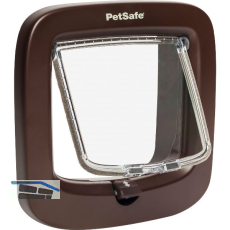 PETSAFE Katzent�r - 4Weg-Kunststoff, holzfarbig, manuell zu �ffnen