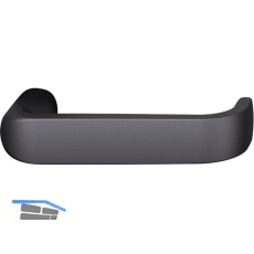 FSB Dr�ckerlochteil 10 1268 04601 ASL/AGL, Aluminium schwarz matt