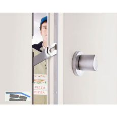 WINKHAUS Knauf mit Rosette f�r T�rw�chter, Edelstahl matt