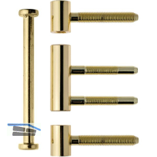 Einbohrband 3-tlg. Typ 335 � 15 mm, Stahl vergoldet